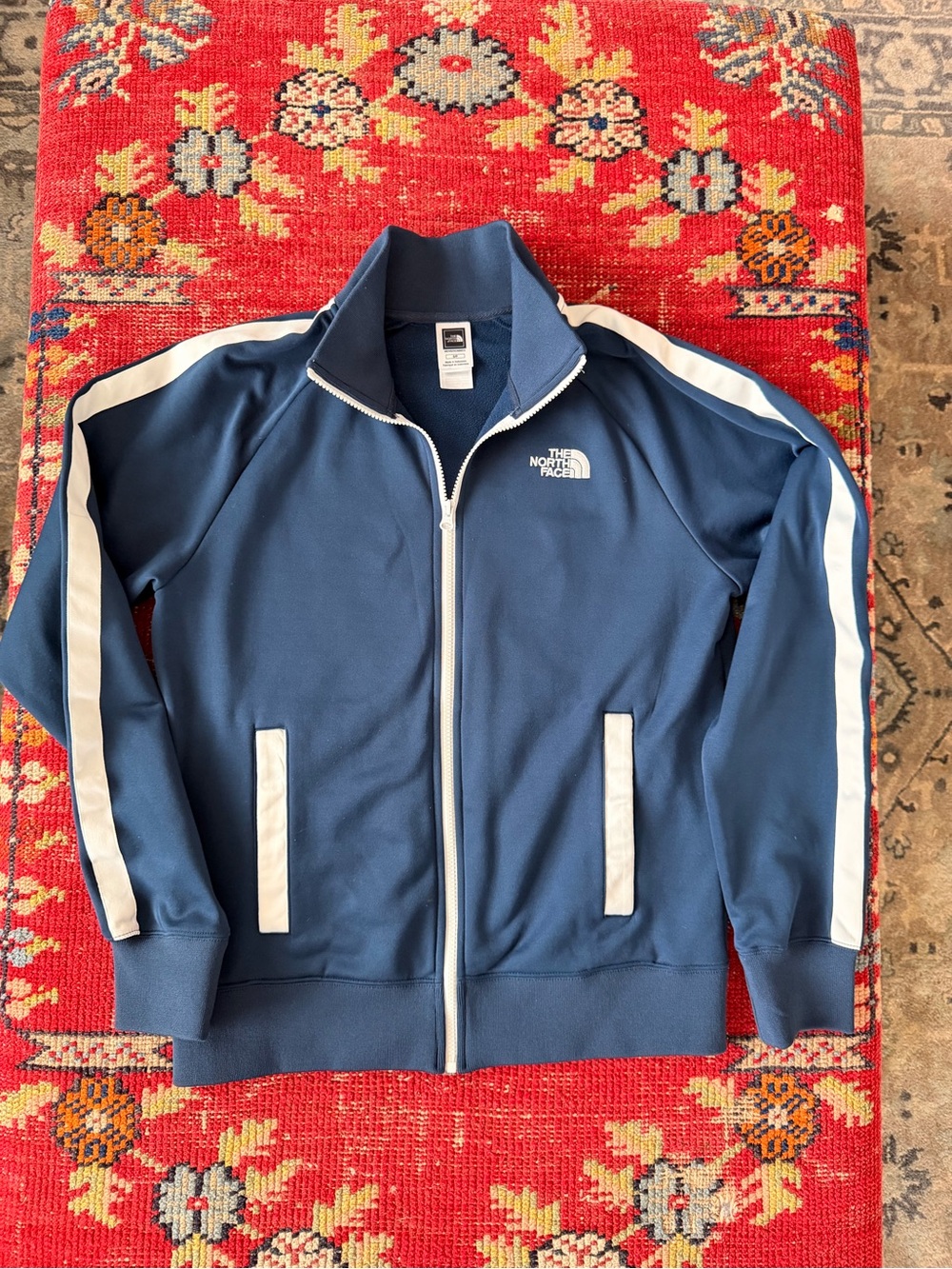 The North Face Men's Navy Blue Track Jacket